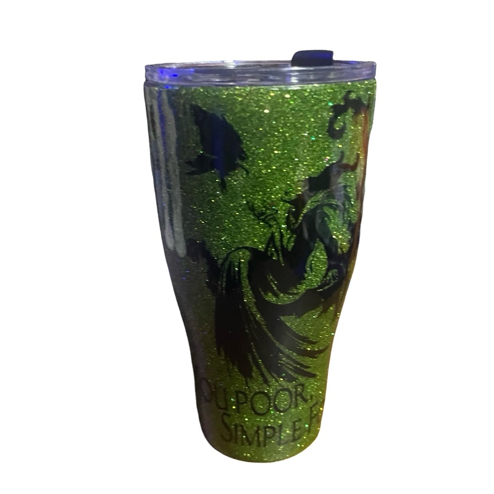 Glitter Design‎ Hand Crafted 20 oz Stainless Steel Tumbler Halloween